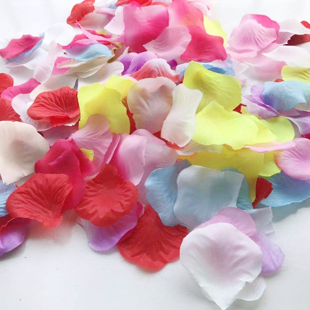 Wholesale Nonreal Flower Petals Silk Rose Artificial Petals for