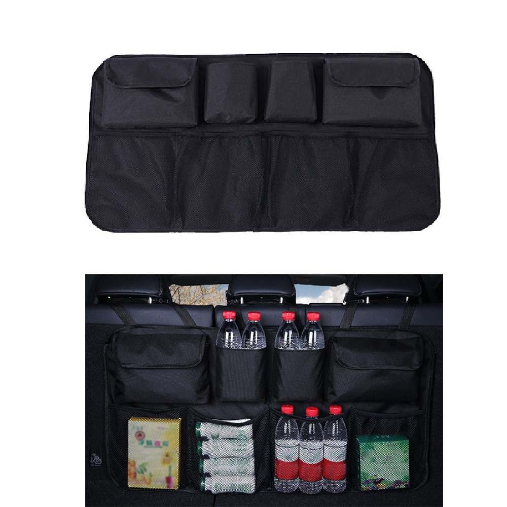 MiOYOOW Sac de rangement pour coffre de voiture avec poches en maille pour dossier de si/ège et rangement arri/ère de voiture