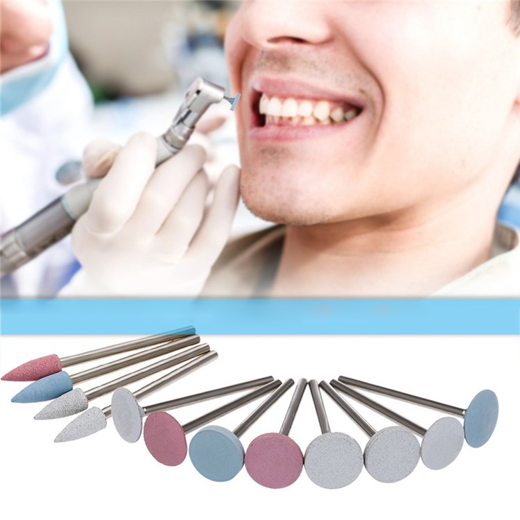 12pcs for Dental Lowspeed Silicone Teeth Polishing & Smoothing Kits