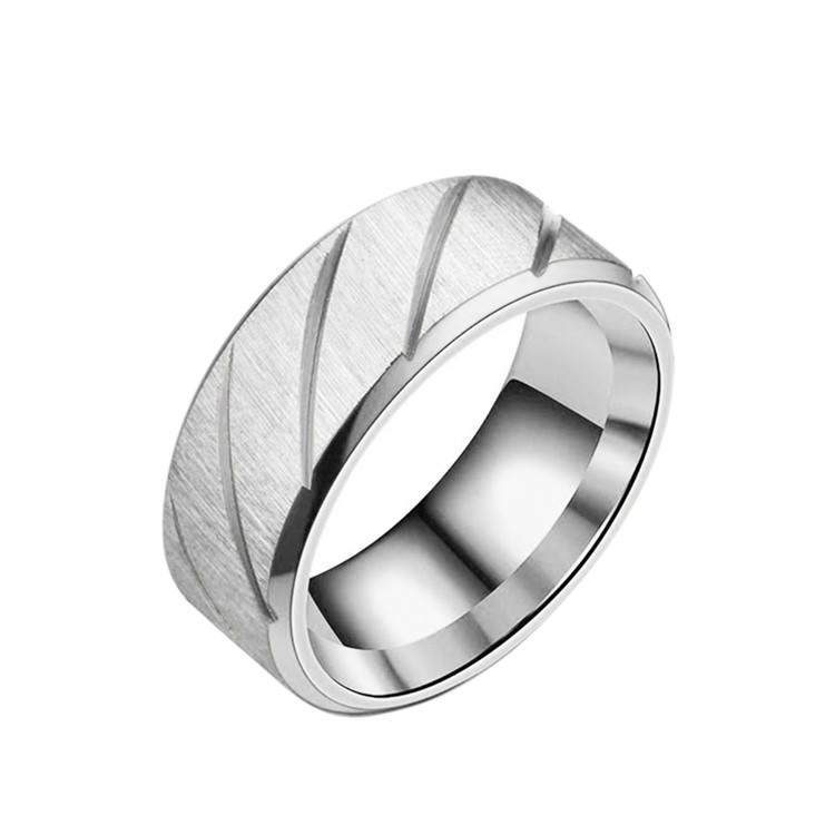 Silver Stainless Steel Magnetic Ring size 8, 9, 10, 11, 12 for health/&beauty