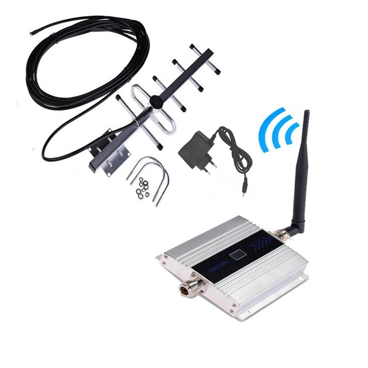 

Phone GSM Signal Booster Repeater GSM 900MHz Signal Amplifier with LCD Display Yagi Set - EU Plug, Other Phone Models