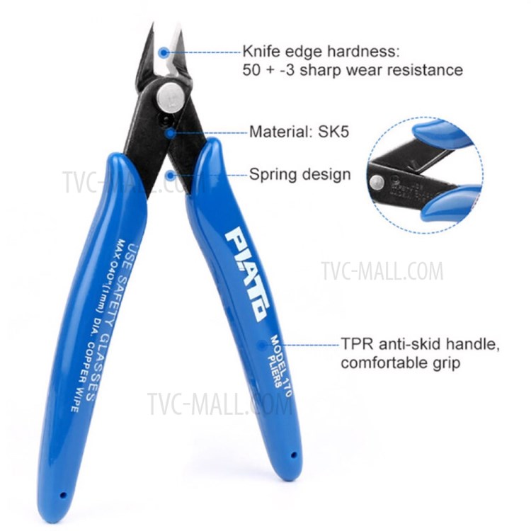 Electrical Cutting Pliers Jewelry Wire Cable Cutter Side Snips Flush