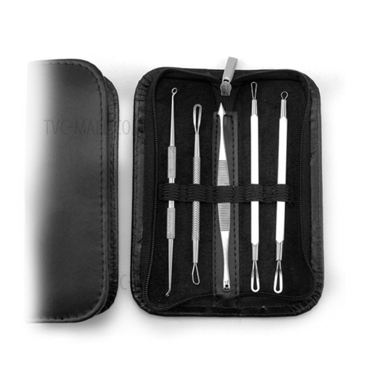 5Pcs Blemish Extractor Kit Blackhead Acne Pimple Blemish Extractor