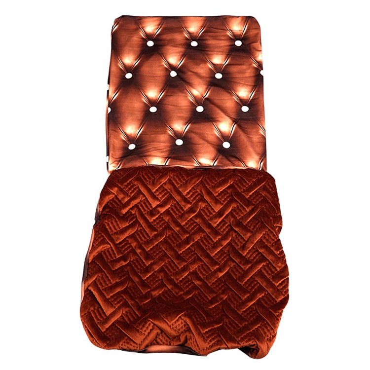 Stretch Chair Cover Removable Elastic Chair Protector for Hotel Dining Room Office - Coffee-9
