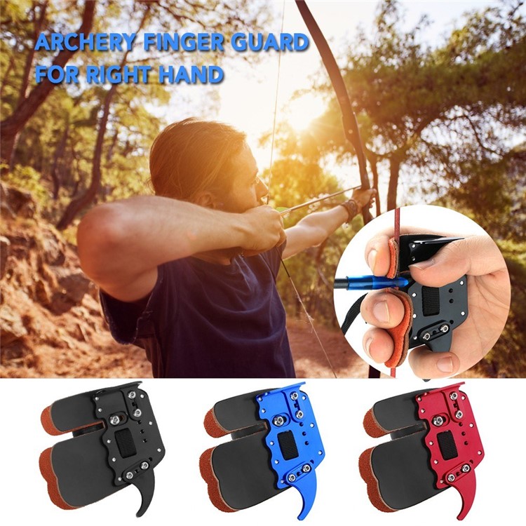 Archery Finger Guard Protection Pad Finger Tab for Finger Protector