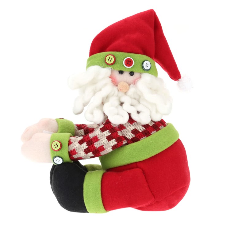 Lovely Decor Christmas Santa Winebottle Cover Doll Wine Bottle Decorate Cover Decoration-10