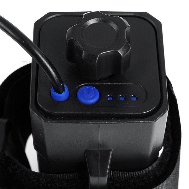 Rechargeable 6// 4x18650 8.4V Battery Pack Case House USB For Bicycle Lamp