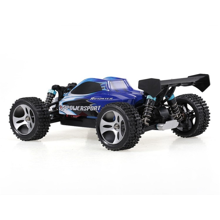 WLTOYS A959 1:18 2.4Ghz Off Road RC Car 4WD 45KM/H High Speed Vehicle Racing Buggy Car RTR - Blue