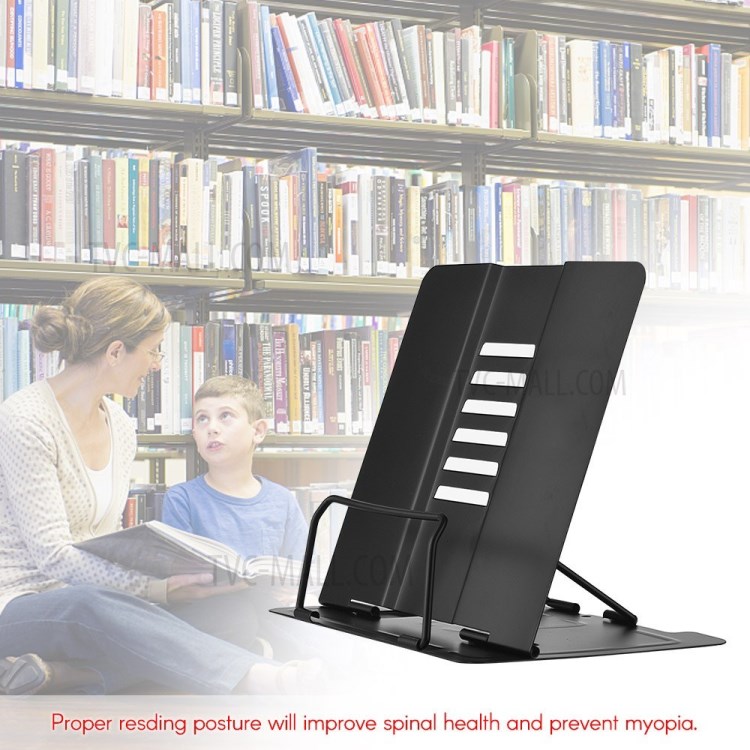 Wholesale Stainless Steel 6Angle Book Holder Adjustable Bookstand