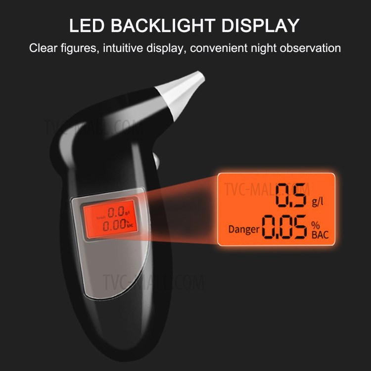Breath Alcohol Tester Portable Breathalityzer Per Personale E Auto-6