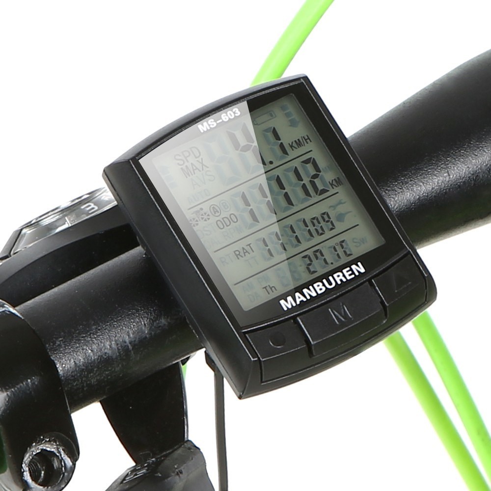 Genaues Fahrrad-Computer-Fahrrad-Speedmeter-Kilometerzähler MTB-Rennrad-Computer-Stoppuhr - Kabellos-12