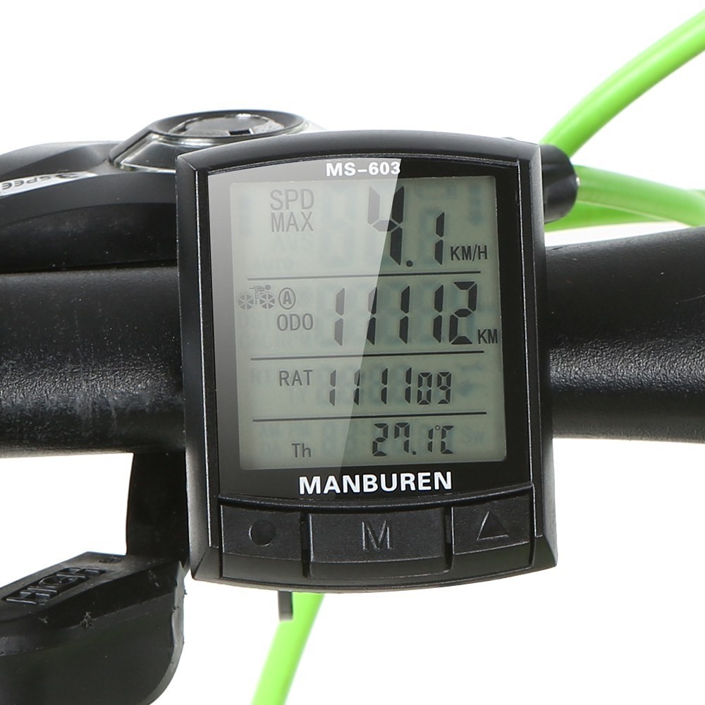 Compagnie De Vélo De Vélo De Vélo Speedmeter ODOMMÈTRE MTB Road Vélo Computer Chronomètre - Sans Fil-8