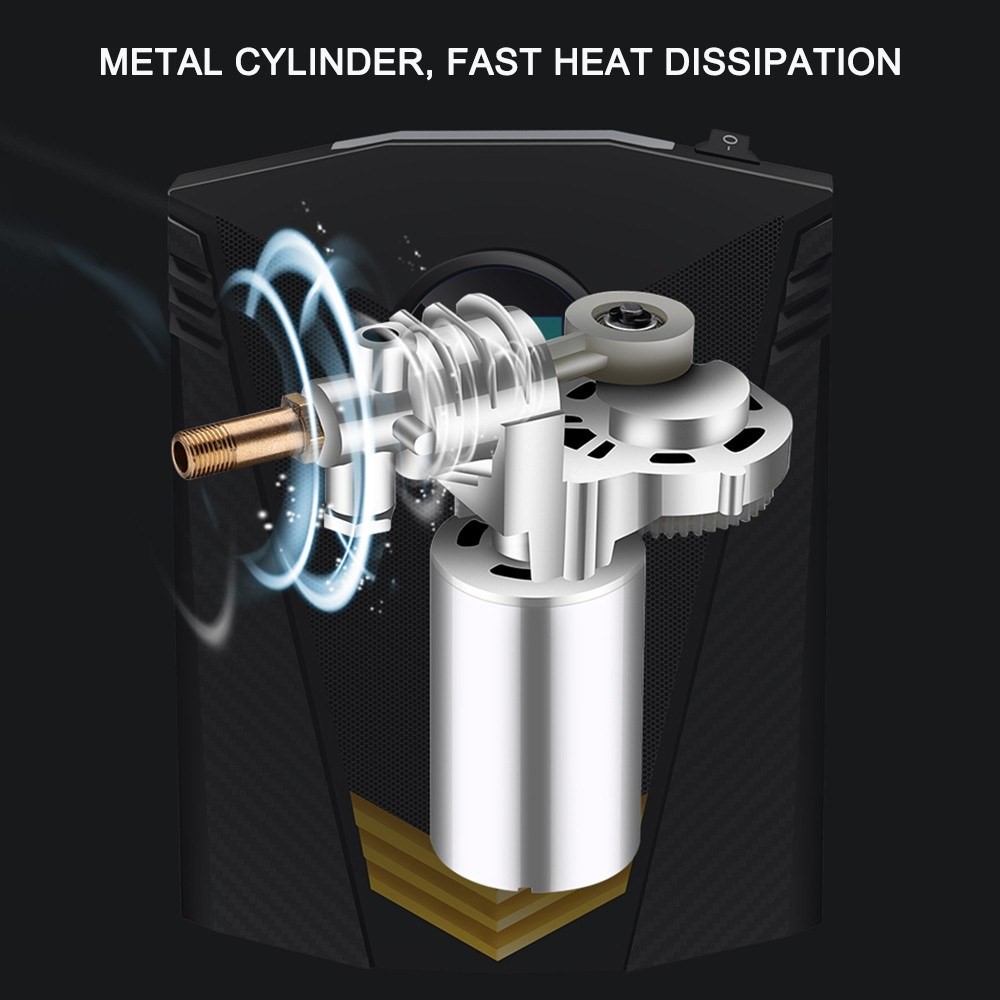 Tragbarer Auto -reifen -inflatorluft -kompressor Auto Reifenpumpe Mit Notfallbeleuchtungsfunktion-8