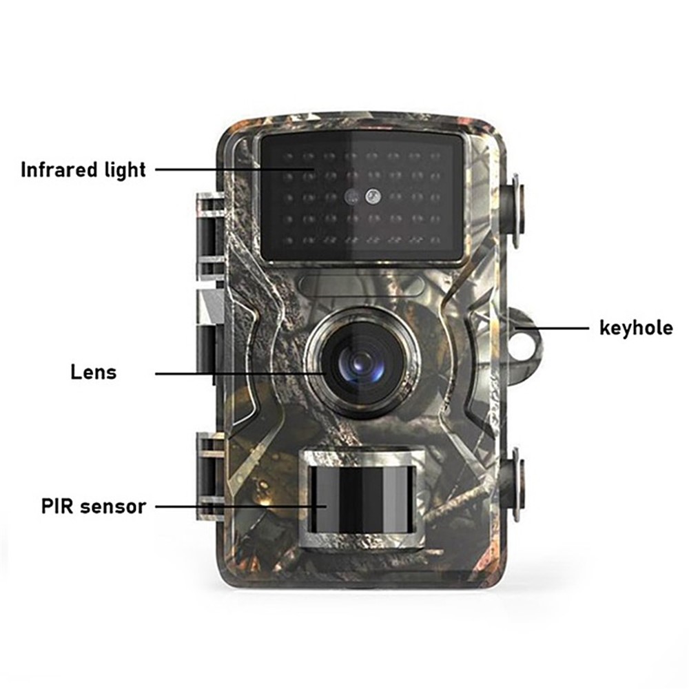 12MP 1080P Wildlife Hunting Trail and Game Camera with TF Card Motion Activated Security Camera IP66 Waterproof Outdoor Infrared Night Vision Hunting Scouting Camera - 32G TF Card-5