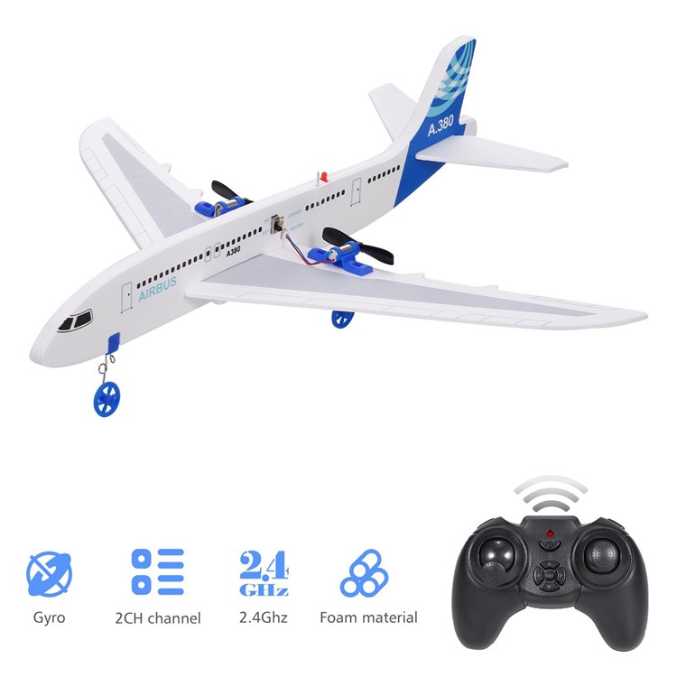 A380 RC Самолет Для Детей 2,4 Ггц 2CH Маленький Самолет DIY Toys Для Детей Мальчиков-18