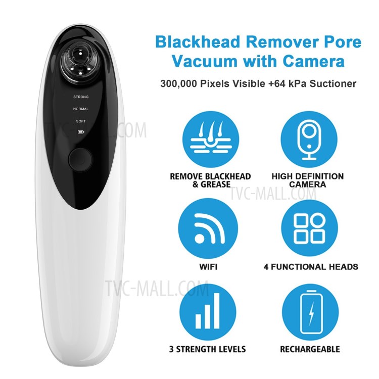 Remover Blackhead 300 000 Pixels 64 KPa Astubition Avec Camema 4 Sondes-16