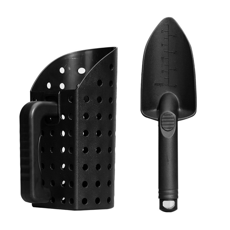 2 Teile / Satz Sand Scoop Schaufel Set Metall Finder Zubehör Treasure Hunter Tool Zubehör-3