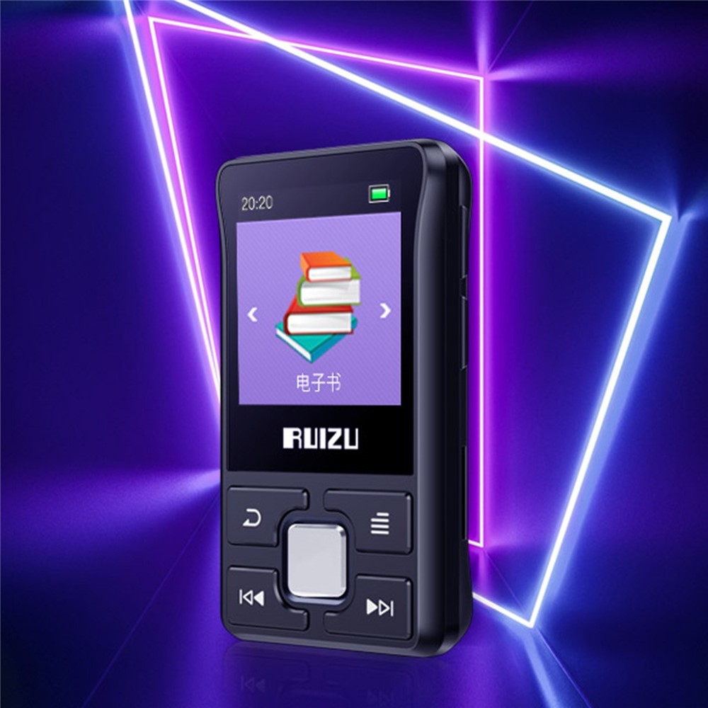 Ruizu X55 Tela de 1,5 Polegadas BT MP3 Portable Video Player With Speaker FM Radio Radio