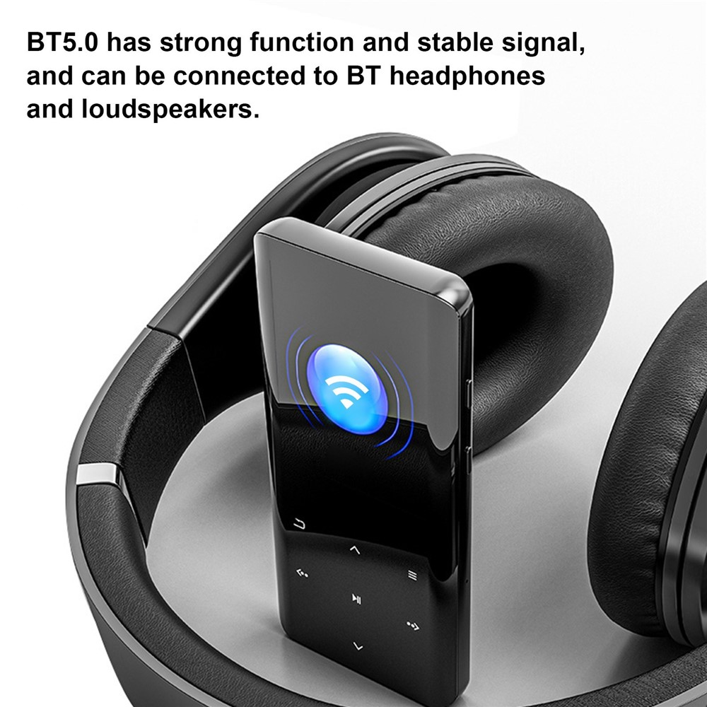 Ruizu D25 2,4 Polegadas Bluetooth MP3 Música Player Player Lossless Hifi Sound Music Player Player