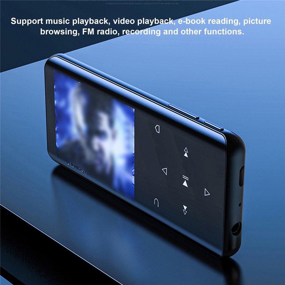 Ruizu D25 2,4 Polegadas Bluetooth MP3 Música Player Player Lossless Hifi Sound Music Player Player