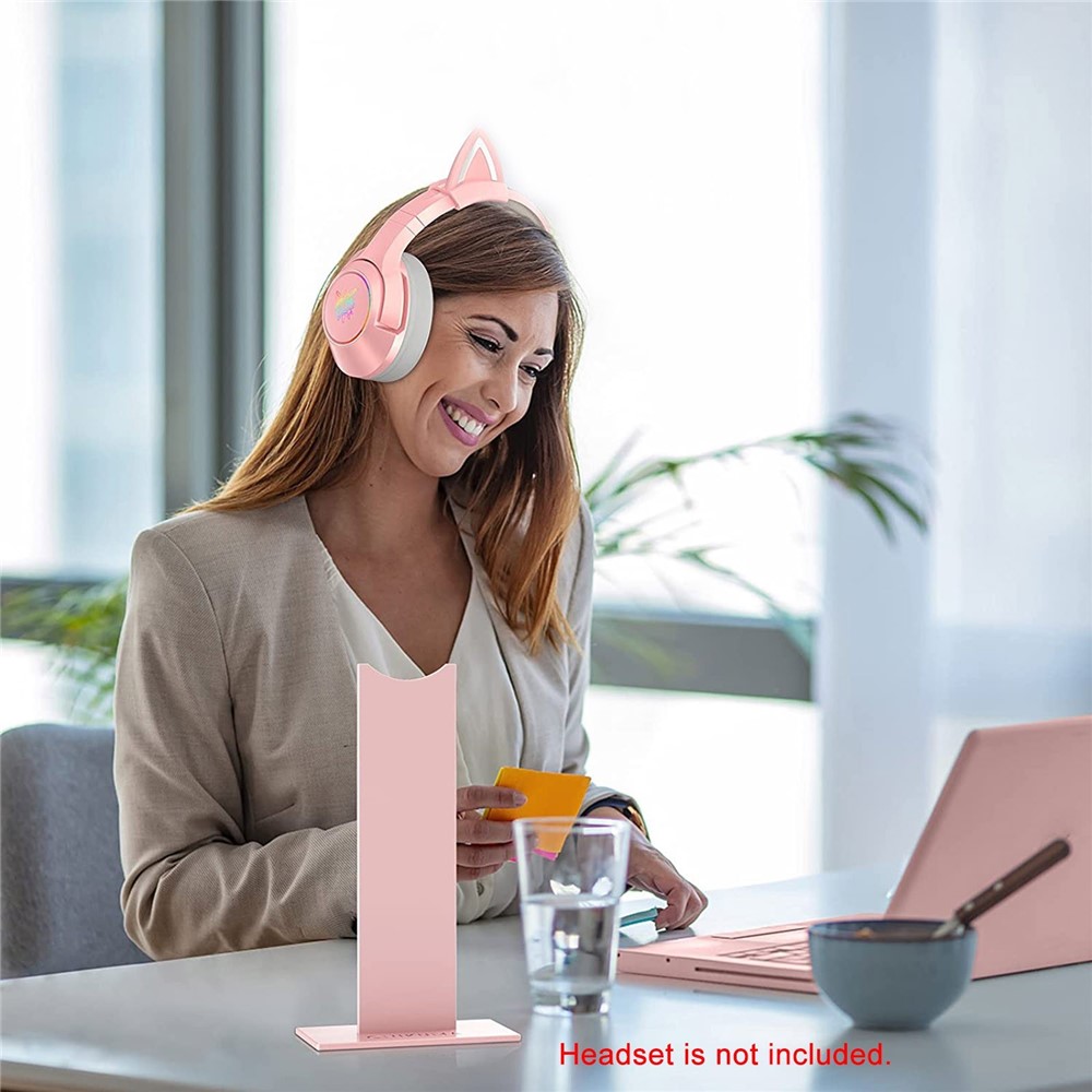 Onikuma Auricular Soporte Para Auriculares De Escritorio Soporte De Metal Perchero Para Auriculares Para Todos Los Auriculares Sobre Oído - Negro