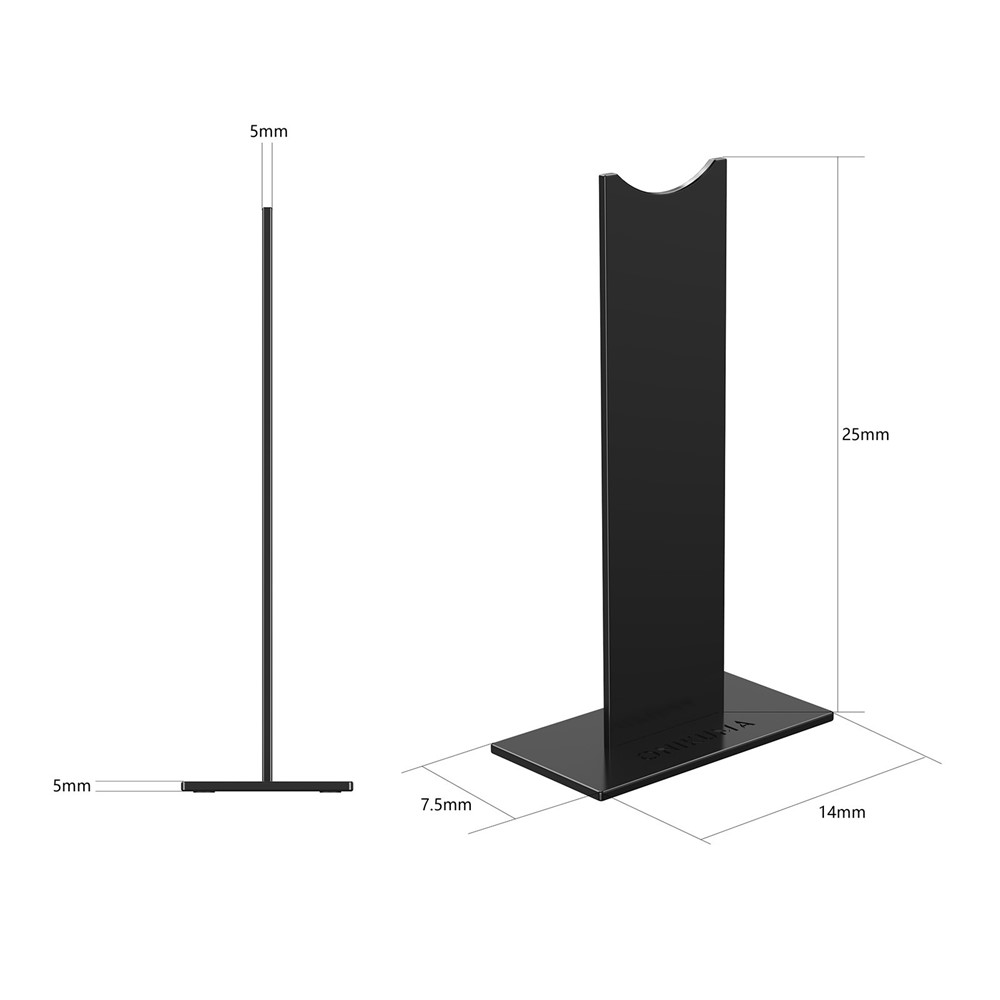 Onikuma-Kopfhörer-Stand-Desktop-Headsethalter-Metall-Kopfhörer-Aufhänger Für Alle Over-Ohr-Kopfhörer - Schwarz