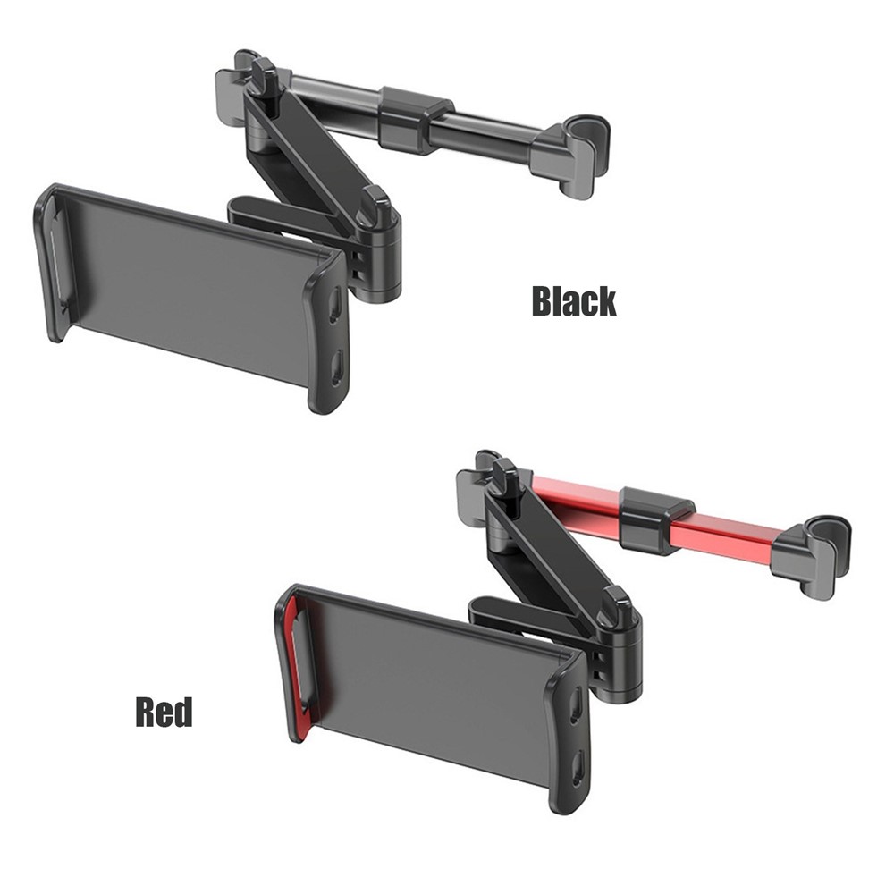 Soporte Trasero Con Montaje Posterior Del Vehículo Estirable Del Asiento Trasero Del Automóvil Del Soporte Del Teléfono - Negro