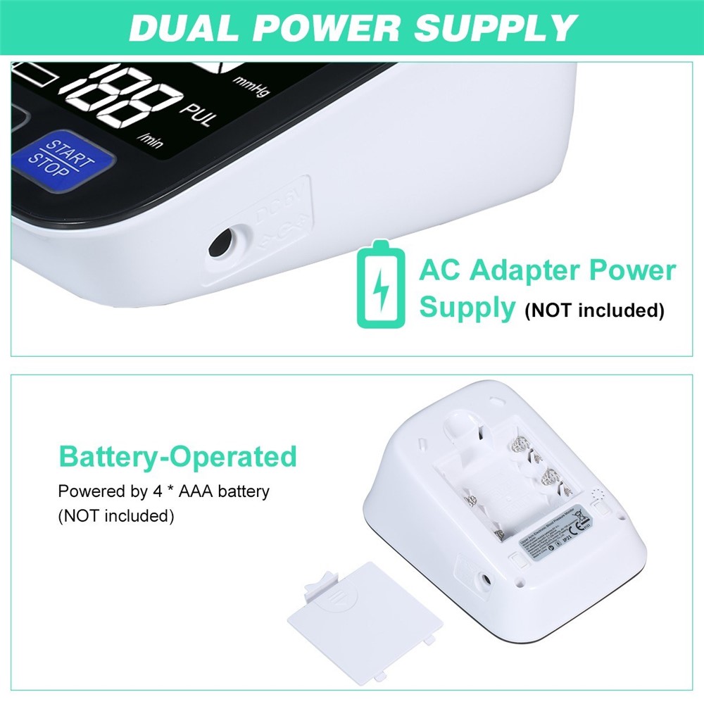 Monitor de Pressão Arterial U82NH Kit Automático de Manguito BP Digital BP Com Manguito Com Punho 8,7-16,5 Polegadas/22-42cm