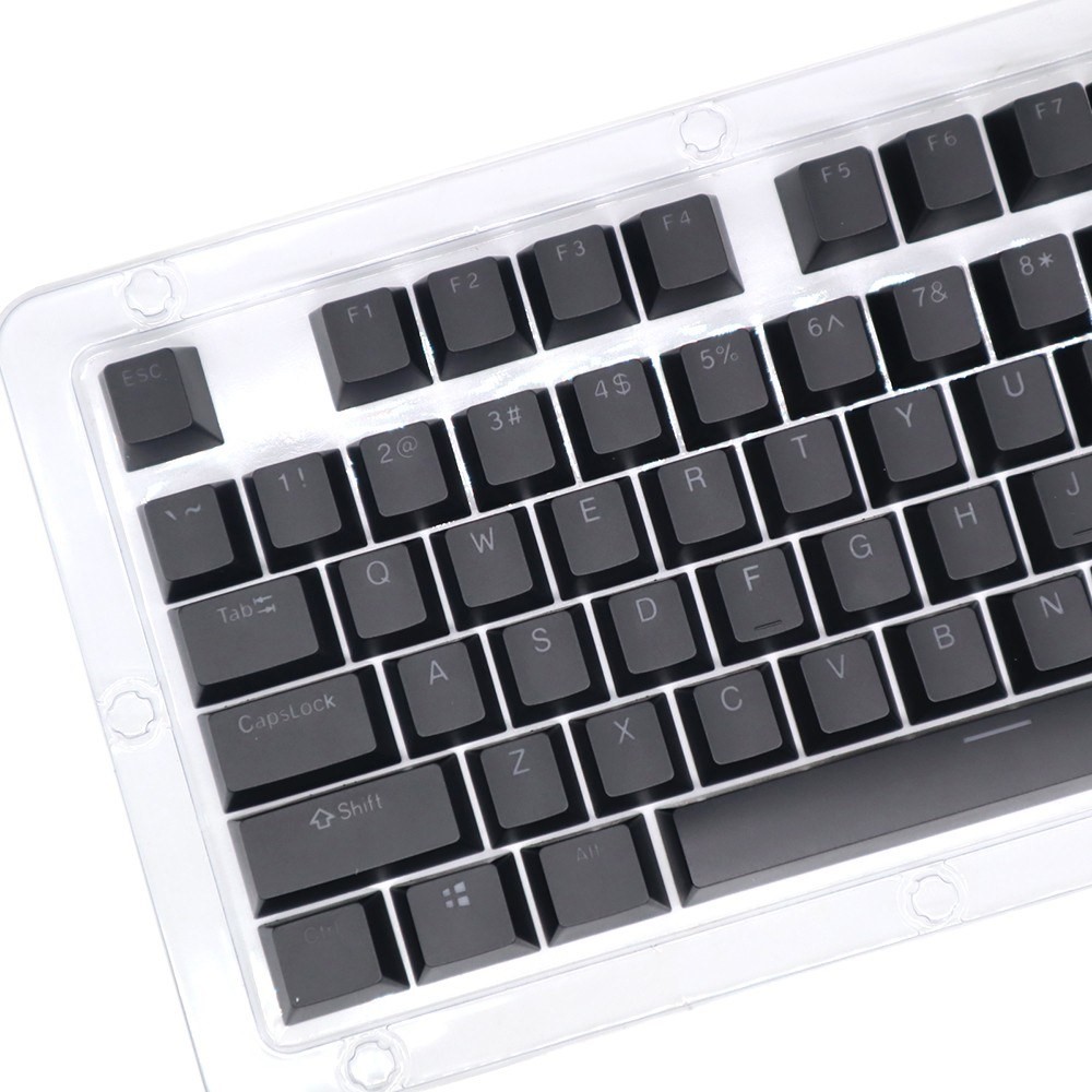 Per Tastiera Meccanica 104 Tasti Stampaggio Ad Iniezione PBT Set Di Keycap - Nero