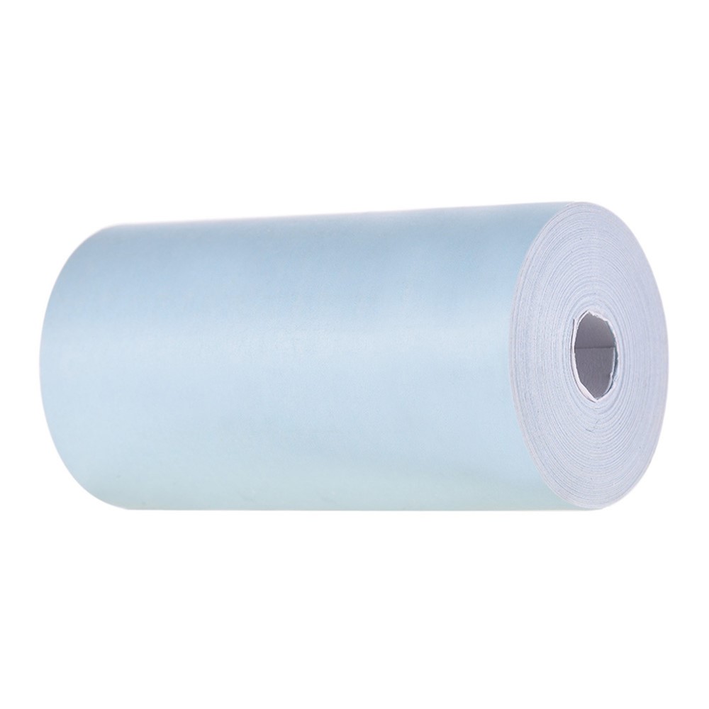 3 Rouleaux Couleur Thermal Paper Rouleau 57 * 30mm Bill Receipt Papier Photo Effacer L'impression Pour Imprimante Thermique De Poche A6 Perapage Pour Paperang P1 / P2 Mini Imprimante Photo - Bleu