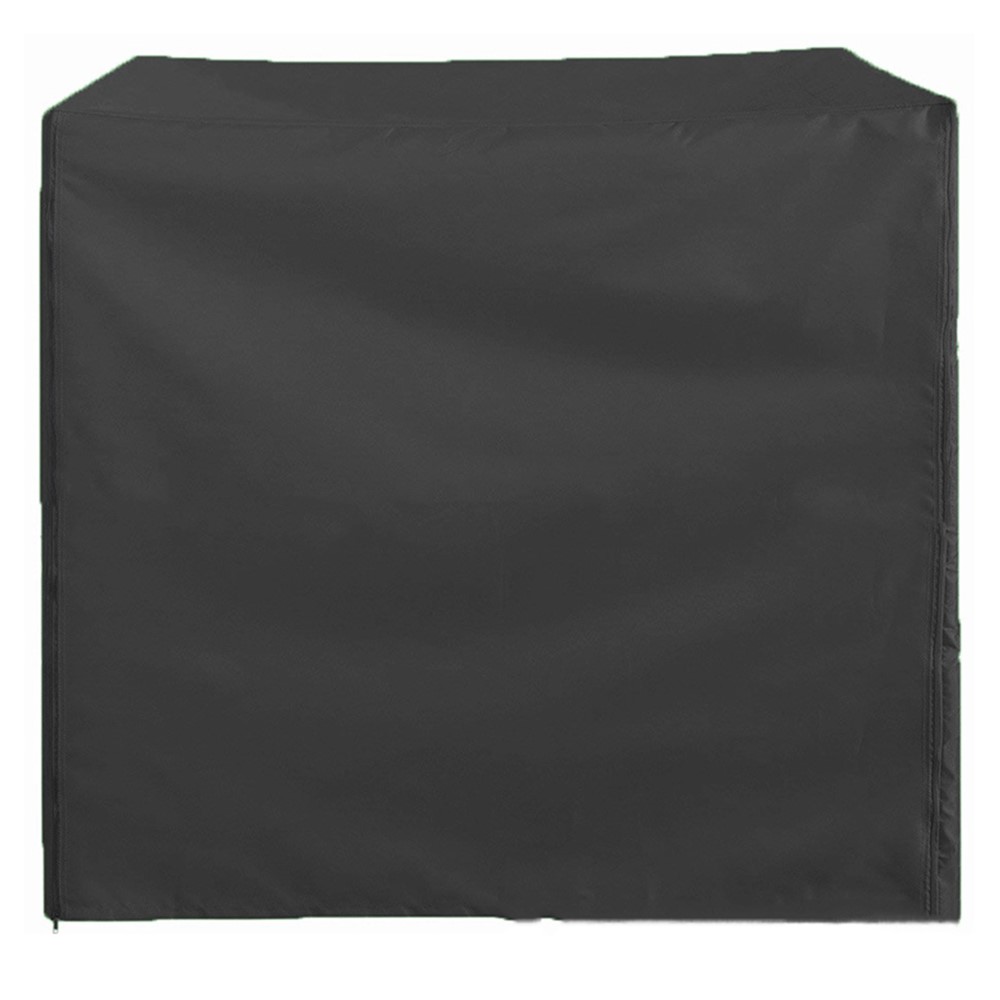 Couvercle de Protection de Chaise Suspendue à la Balançoire Extérieure Deux Zipper UV Protection Universal Cover Garden Spupproof Dust Cover - le Noir-5