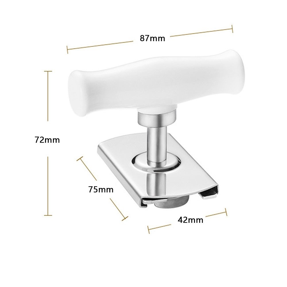 Dispositivo de Limitación de Acero Inoxidable Que Ahorra Mano de Obra Puede Tapa Del Tornillo Del Abridor Con la Herramienta de Apertura de la Tapa de la Botella Del Mango - Blanco