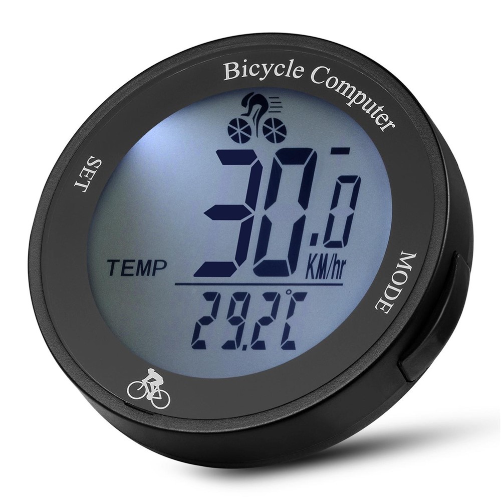 Waterproof Wireless Bike Computer Multi-Functional LCD Screen Bicycle Odometer Cycling Speedometer Mountain Bike Speedo Meter - Style 2-14