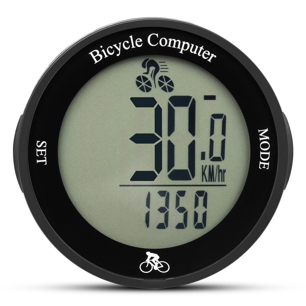 Waterproof Wireless Bike Computer Multi-Functional LCD Screen Bicycle Odometer Cycling Speedometer Mountain Bike Speedo Meter - Style 2-15