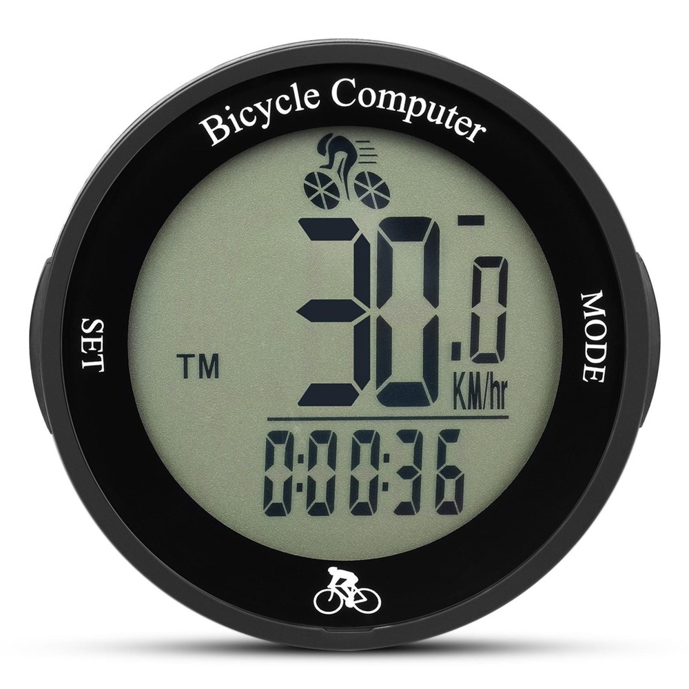 Waterproof Wireless Bike Computer Multi-Functional LCD Screen Bicycle Odometer Cycling Speedometer Mountain Bike Speedo Meter - Style 2-4