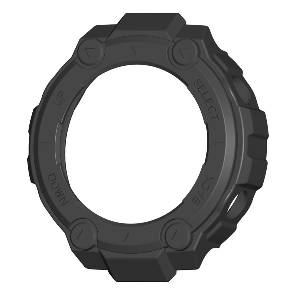 Soft TPU Smart Watch Shell Frame Protective Case Cover for Huami Amazfit T-Rex Pro - Style 1