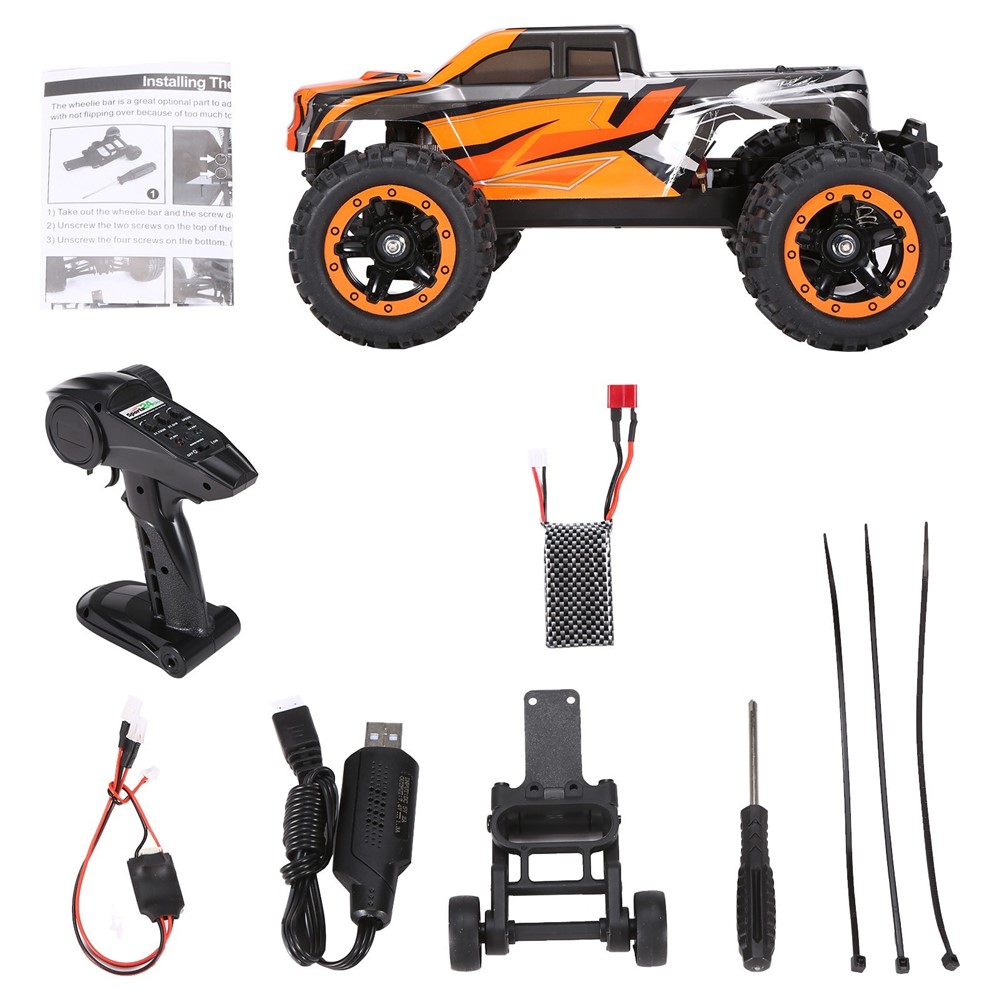 16889a-pro 1: 16 Rc-auto 4WD Rc-auto 45 Km/h Hochgeschwindigkeit 2840 Bürstenlosen Motor-offroad-lkw-lkw-lkw-lkw-lkw Mit Led-licht - 1 Batterie-5