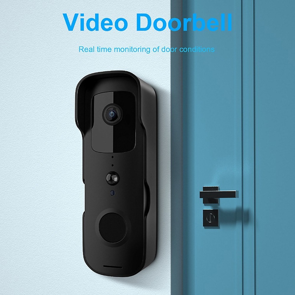 Smart Video Door Doorles Wireless Wifi WiFi Imperproof Home Home Door Camera App Contrôle Smart Contrôle - Blanche