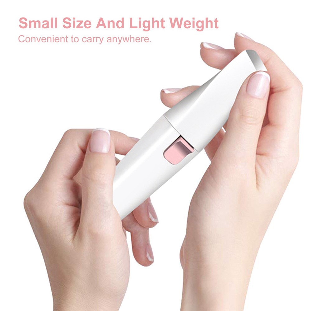 Sacial Hair Remover Doubleur De Cheveux Sans Douleur Lèvres Shape 2-en-1 Rasoir À Sourcils Dames Électrique Batterie Intégrée