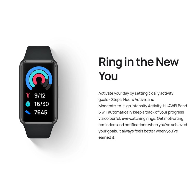 Покупайте Huawei Band 6 FRA-B19 Спортивный Браслет 1,47-дюймовый ...