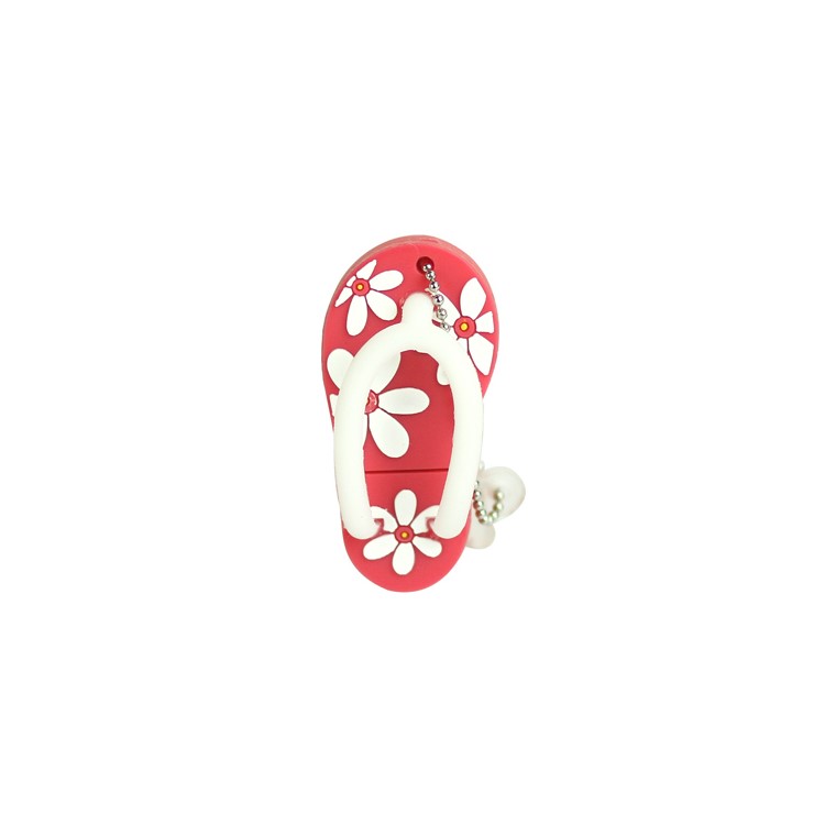 Stylish Flip-flop Slipper Silicon USB Flash Disk, 2/4/8/16/32GB Available-2