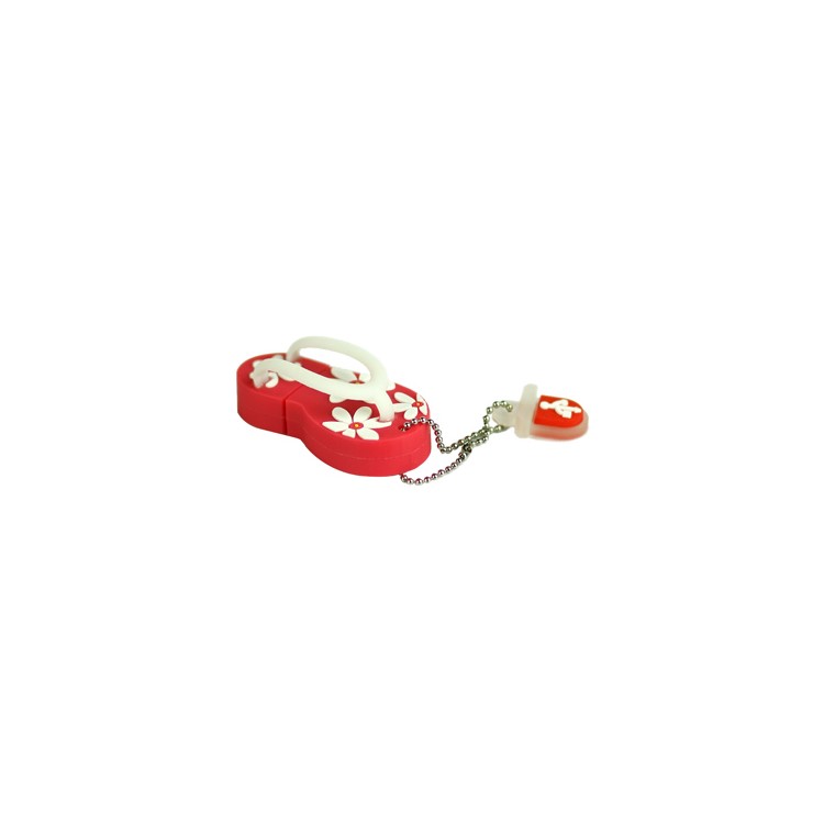 Stylish Flip-flop Slipper Silicon USB Flash Disk, 2/4/8/16/32GB Available-3