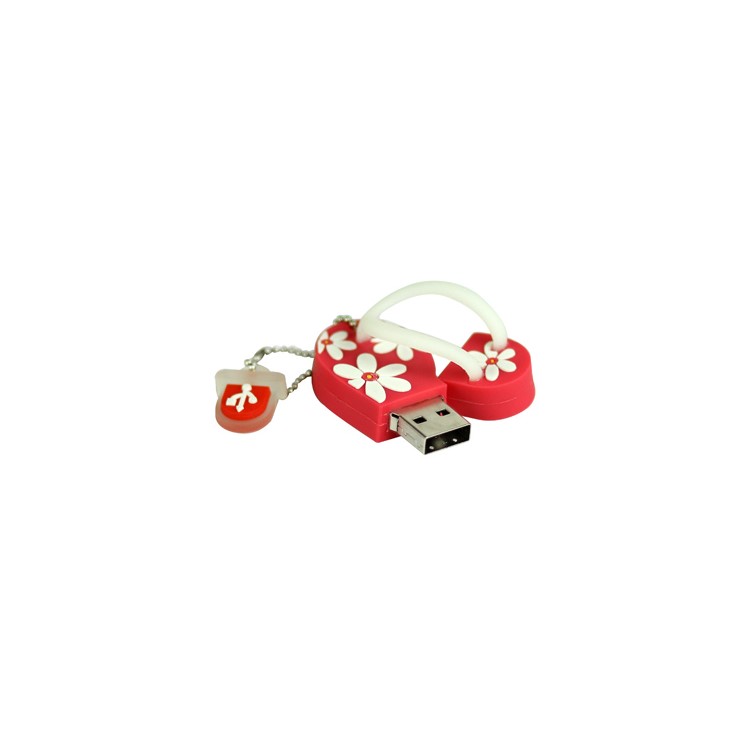 Stylish Flip-flop Slipper Silicon USB Flash Disk, 2/4/8/16/32GB Available-4