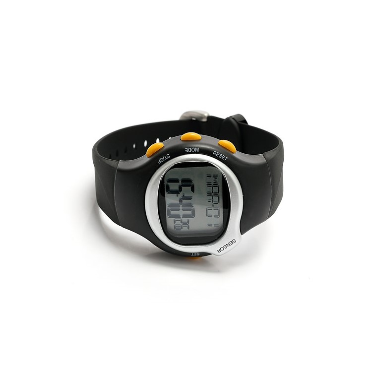 Pulse Heart Rate Monitor Calories Counter Fitness Watch - Sliver-2