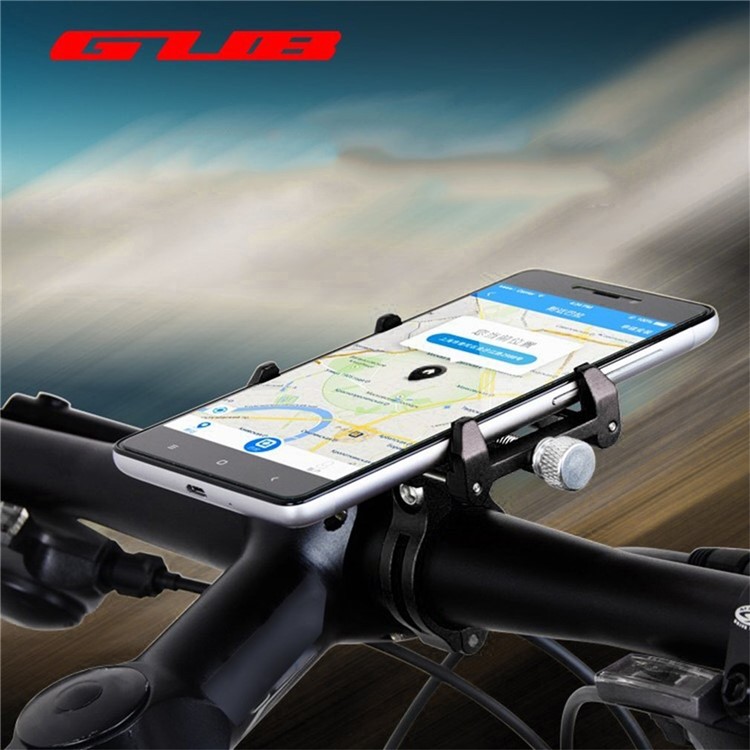 G-86 Aluminium Alloy Bicycle Grodbar Grodbar Mount Bike Phone Téléphone, Taille de la Pince 50-100 mm -Black