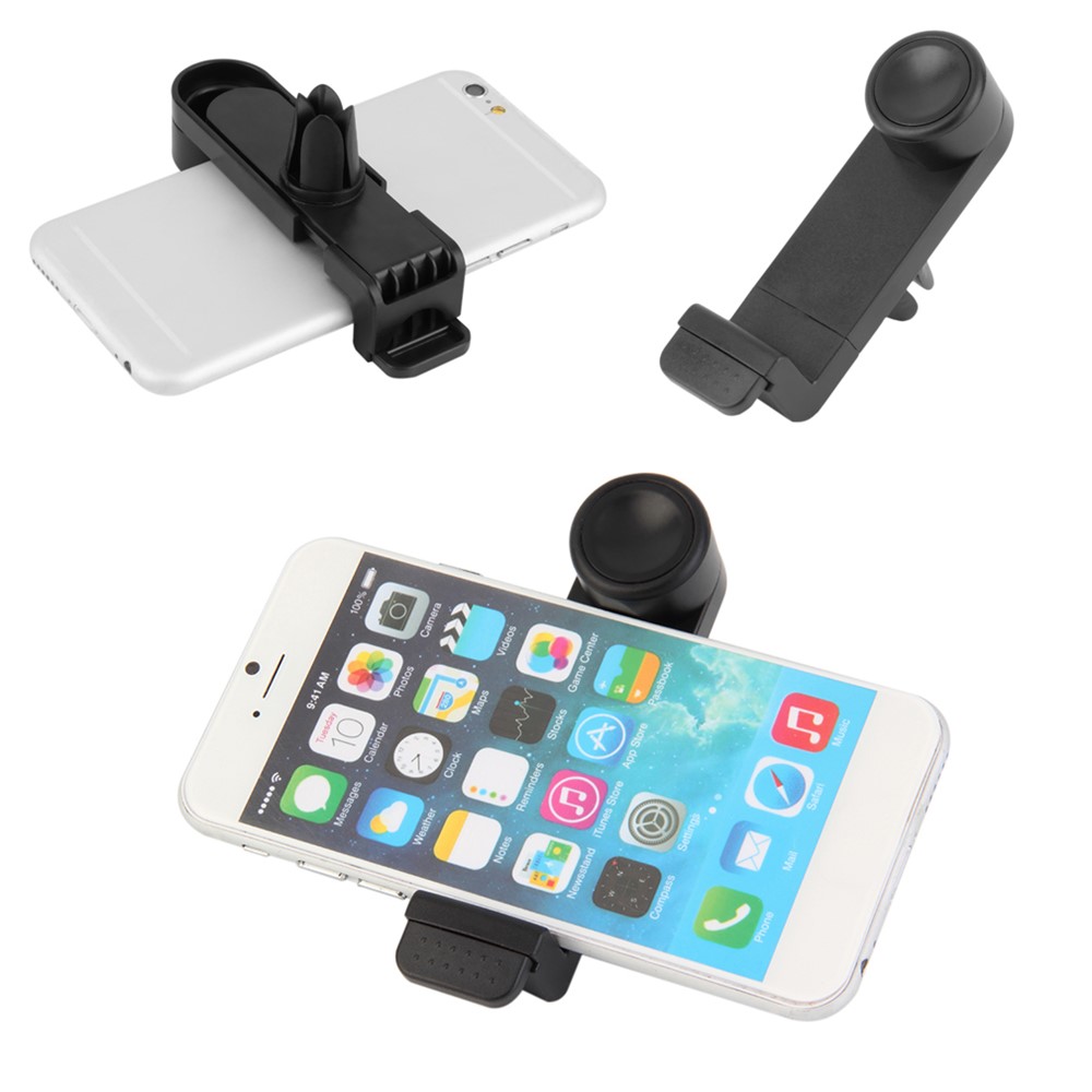 Support de Montage D'air de Voiture Portable Universel Pour Iphone Samsung Htc, Etc. - le Noir