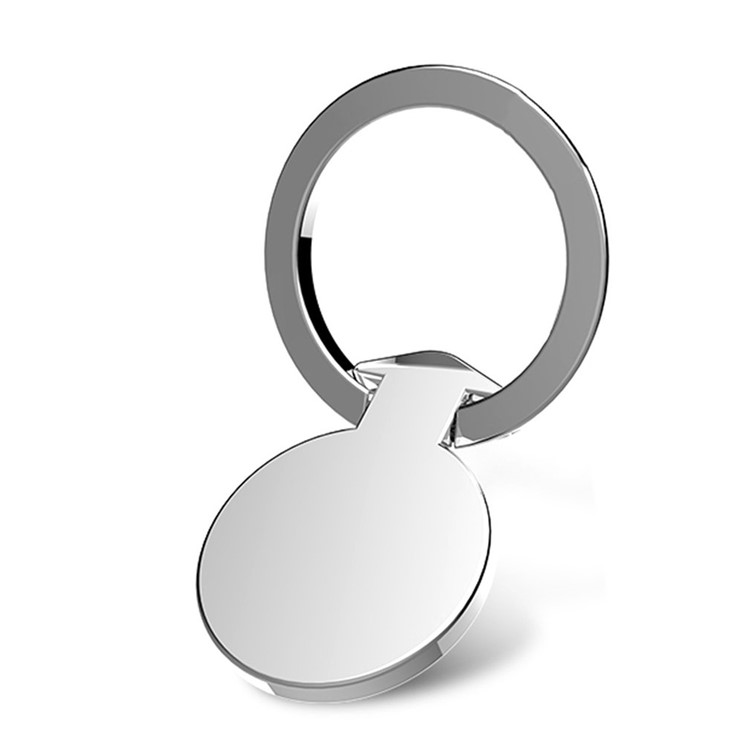 

360 Degree Rotation Men Gender Shaped Zinc Alloy Finger Ring Holder kickstand - Grey