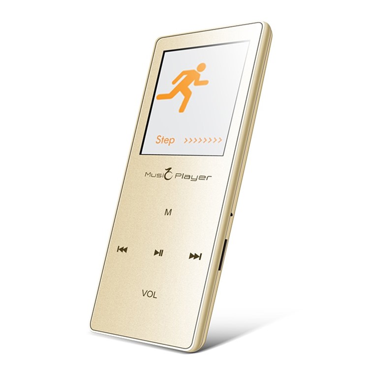 

1.8 inches Touch Screen Mini Bluetooth MP3 MP4 Player Music Player Support FM Radio - Gold