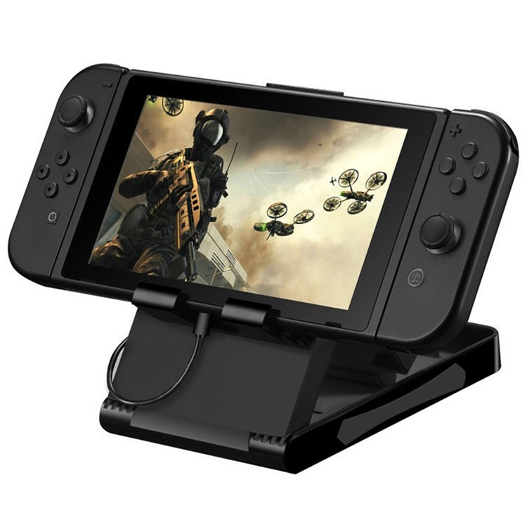 

KJH Adjustable Foldable Stand Portable Bracket Holder for Nintendo Switch Console