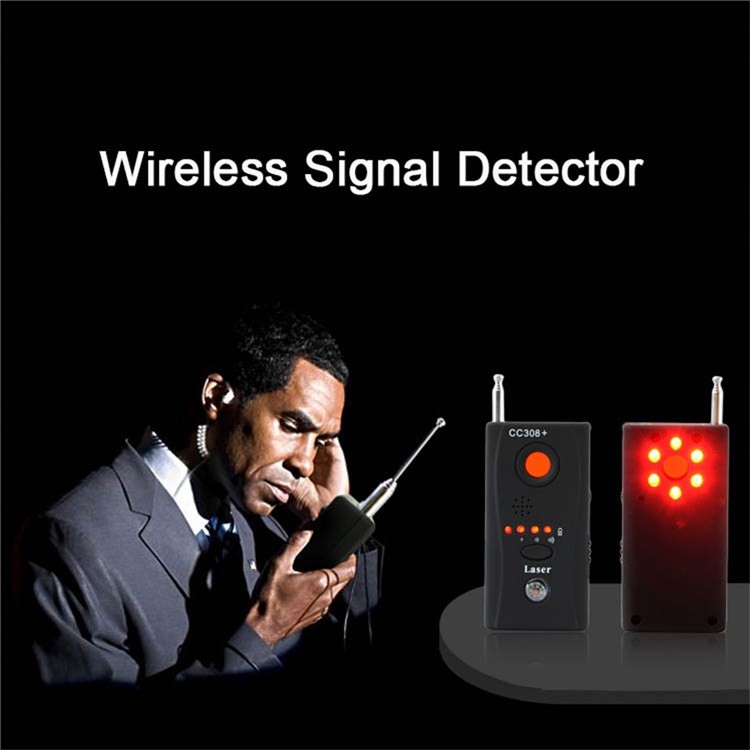 

Wireless Signal Detector CC308 + Multi-Function Camera Bug GSM WiFi GPS Laser - EU Plug
